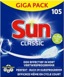 SUN® Sun Vaatwastabletten Classic - 105 Stuks - Voordeelverpakking -Huishoudproducten Verkoop 1003x1200