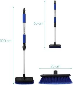 Navaris Telescopische Autowasborstel - Watergevoerde Wasborstel Voor Auto's En Ramen Met Uitschuifbare Lange Handgreep En Zachte Haren - Blauw -Huishoudproducten Verkoop 1037x1200 1