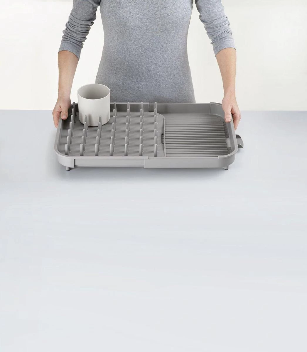 Afdruiprek Uitschuifbaar, Grijs - Joseph Joseph | Duo 4 Afdruiprek Uitschuifbaar, Grijs - Joseph Joseph | Duo - Afbeelding 2