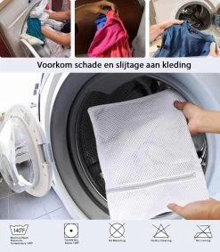 ForDig Wasnet Waszakjes (5 Stuks) Voor Lingerie En Fijne Was - Geschikt Voor Wasmachine - Met Rits - Wit -Huishoudproducten Verkoop 1047x1200