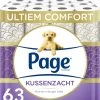Page Toiletpapier - 63 Rollen - Kussenzacht Wc Papier (3-laags) - Met Extra Zijde - Voordeelverpakking -Huishoudproducten Verkoop 1066x1200