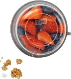 Lock&Lock Yoghurtbeker - Yoghurt Beker To Go - Muesli Beker To Go - Lunchpot - Lunchbeker - Medium - 560 Ml + 310 Ml - Wit -Huishoudproducten Verkoop 1082x1200 4