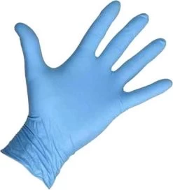 Merkloos Wegwerp Handschoenen - Nitril Handschoenen - Blauw - S - Poedervrij - 100 Stuks -Huishoudproducten Verkoop 1091x1200 3
