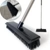 Schrobbezem Zwart Luiwagen Met Steel 120cm - Tuinbezem Straatbezem - Schoonmaak Schrobber Kunststof Harde Bezem - Schrobborstel En Schuurborstel -Huishoudproducten Verkoop 1105x1200 2