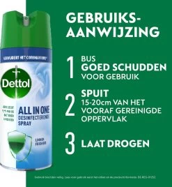Dettol All In One Disinfectant Spray Linen - 400ml -Huishoudproducten Verkoop 1108x1200 2
