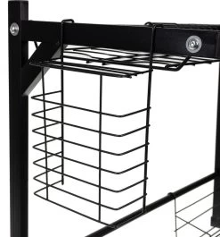 Afdruiprek Droger Zwart Voor Bestek Boven De Gootsteen 65 Cm X 29 Cm X 52 Cm -Huishoudproducten Verkoop 1119x1200