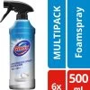 Glorix Hygiënische Badkamer Foamspray - 6 X 500 Ml - Voordeelverpakking -Huishoudproducten Verkoop 1121x1200