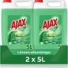 Ajax® Ajax Allesreiniger Limoen 2 X 5L - Voordeelverpakking