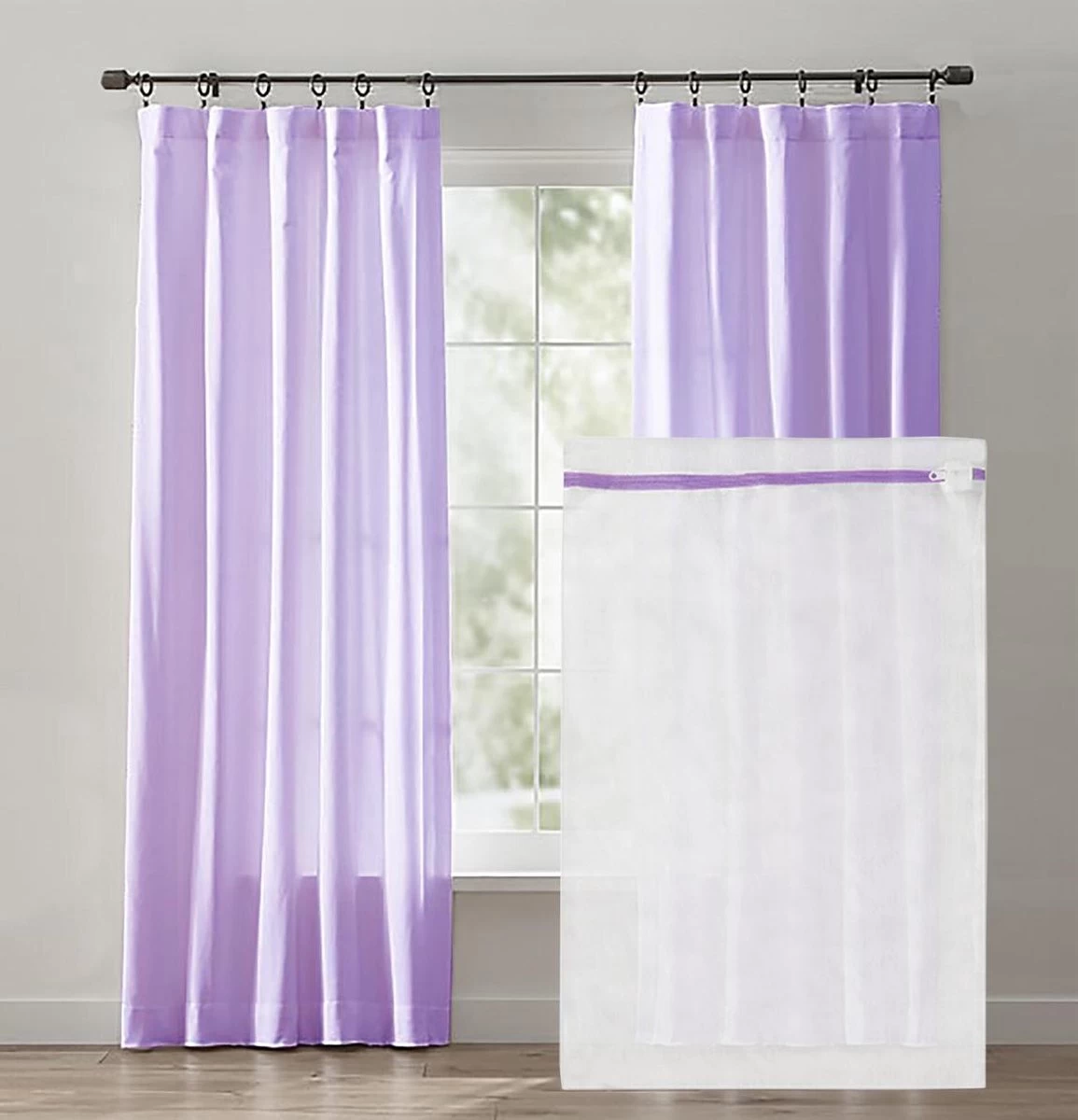 Wasnet Voor Gordijnen 4 Wasnet Voor Gordijnen - Afbeelding 2