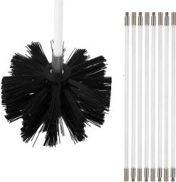 Antuza | Schoorsteenveegset | Schoorsteenreiniger | Schoorsteen Borstel | 9 Meter