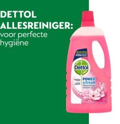 Dettol - Power & Fresh - Allesreiniger - Kersenbloesem - 8 X 1 Liter -Huishoudproducten Verkoop 1157x1200 2