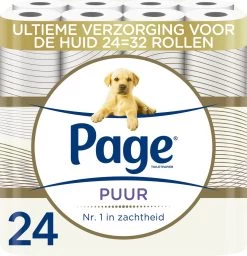 Page Puur Toiletpapier - 24 Rollen - Extra Duurzaam Wc Papier - Voordeelverpakking