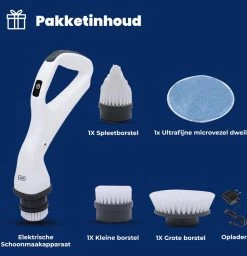 B-care Elektrische Schoonmaakborstel - 4 Opzetstukken - Wasborstel - Poetsmachine - Schrobborstel - Handborstel - Werkborstel - Schrobber - Boorborstel - Schoonmaakmiddelen - Reinigingsborstel 16 B-care Elektrische Schoonmaakborstel - 4 Opzetstukken - Wasborstel - Poetsmachine - Schrobborstel - Handborstel - Werkborstel - Schrobber - Boorborstel - Schoonmaakmiddelen - Reinigingsborstel -Huishoudproducten Verkoop 1160x1200 2