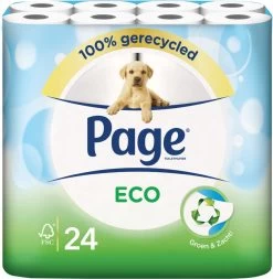 Page Toiletpapier - Eco - Duurzaam - 24 Rollen - Voordeelverpakking -Huishoudproducten Verkoop 1172x1200 5
