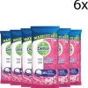 Dettol Schoonmaakdoekjes Power & Fresh - Kersenbloesem - 80 Stuks X6