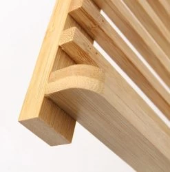 Merkloos Decopatent® Afdruiprek Voor Afwas - Bamboe - Hout - Inklapbaar Afdruiprek - Afwasrekje Inclusief Bestekhouder - Afwas Druiprek -Huishoudproducten Verkoop 1184x1200