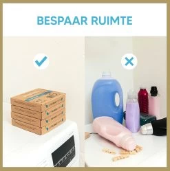 Wasmiddeldoekjes - Ocean Breeze Wasstrips 64 Wasbeurten – Wasmiddel Wasdoekjes - Natuurlijke Wasverzachter – Vegan – Zero Waste -Huishoudproducten Verkoop 1190x1200