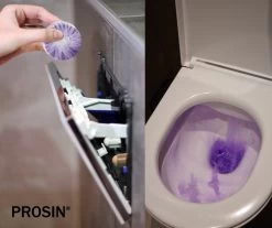 PROSIN® Toiletblokjes Inbouwreservoir - WC Discs - Lavendel - WC Blokjes - Toiletblokjes - Toiletblokken - Toiletblokjes Geberit - Stortbakblokjes Toilet - WC Blokjes Voordeelverpakking - WC Blokjes Inbouwreservoir - Toiletblok - Paars Water -Huishoudproducten Verkoop 1200x1006