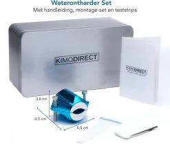 KIMO DIRECT Waterontharder Met 6 Teststrips - Waterontharder - Huishouden Tot 6 Personen - Waterfilter - 7500 Gauss - Blauw -Huishoudproducten Verkoop 1200x1020 1
