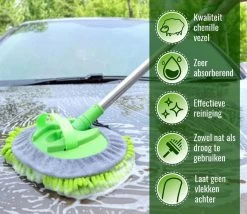 Merkloos Professionele Telescopische Wasborstel + Tonova Pen - Auto Schoonmaakborstel - Anti Slip - Auto, Caravan & Camper - Uitschuifbaar - Groen -Huishoudproducten Verkoop 1200x1042 1