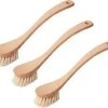 CC Hansen 3 X Afwasborstel Met Gebogen Steel- Beukenhout - Stevige Haren - Licht Bruin - 23 Cm -Huishoudproducten Verkoop 1200x1052