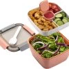 Consumerce® Luxe Meerlaagse Lunchbox Met Vakjes Roze – Lunchbox Volwassenen – Japanse Bento Box – Lunchbox Kinderen – Salade To Go – Brooddoos Volwassenen – Broodtrommel – Lunchtrommel – Salade Lunchbox – Saladebox – Salade Box -Huishoudproducten Verkoop 1200x1081 3