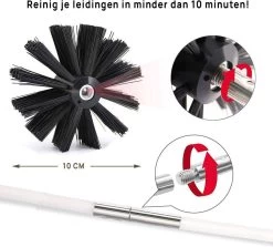 Kibani Schoorsteenborstel 9 Meter - Schoorsteenreiniger - Schoorsteenveger - Schoorsteenveegset - Schoorsteen Borstel - Veegkit - Borstelset Voor Boormachine - Boormachine -Huishoudproducten Verkoop 1200x1085 2