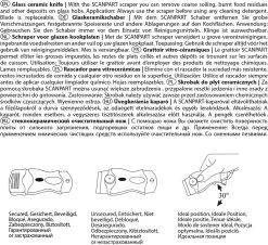 Scanpart Kookplaat Schraper - Schraapijzer - Radeermes - Voor Alle Glazen Kookplaten - Zoals Keramische Inductie En Halogeen Kookplaten - Kunststof - Vervangbaar Mesje - Krasvrij -Huishoudproducten Verkoop 1200x1097 1