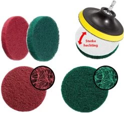 Borstelset Boormachine 25 Delig - Schuursponsjes- Schrobborstel – Boorborstel – Schuurborstel - Borstel Boormachine – Schoonmaakborstel – Reinigingsborstel – Tapijtreiniger - Borstelset -Huishoudproducten Verkoop 1200x1098 2