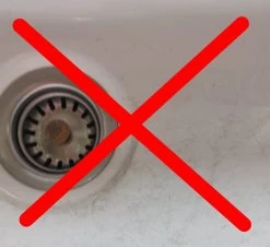 Merkloos Gootsteenmat - 40x30 Cm - Papillon Kiezels Grijs -Huishoudproducten Verkoop 1200x1100