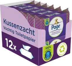 Page Vochtig Toiletpapier - 12 X 38 Stuks - Kussenzacht Vochtig Wc Papier - Voordeelverpakking 18 Page Vochtig Toiletpapier - 12 X 38 Stuks - Kussenzacht Vochtig Wc Papier - Voordeelverpakking -Huishoudproducten Verkoop 1200x1106 2