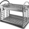 Hoffmans Afdruiprek - 2 Verdiepingen - 47x28x34 Cm - Grijs 2 Hoffmans Afdruiprek - 2 Verdiepingen - 47x28x34 Cm - Grijs -Huishoudproducten Verkoop 1200x1117 1