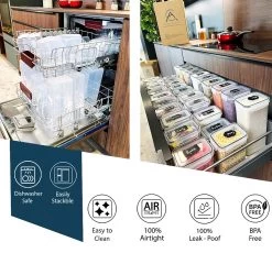 Empyrea Set Van 24 Luchtdichte Vershouddozen, Voorraad Bussen Opslag En Organisatie, Keuken En Voedselcontainer, Voorraadpotten Van Kunststof, BPA-vrij, 72 Etiketten, 3 Markers En 8 Lepels Meegeleverd | Keuken Organizer Voorraadcontainers 11 Empyrea Set Van 24 Luchtdichte Vershouddozen, Voorraad Bussen Opslag En Organisatie, Keuken En Voedselcontainer, Voorraadpotten Van Kunststof, BPA-vrij, 72 Etiketten, 3 Markers En 8 Lepels Meegeleverd | Keuken Organizer Voorraadcontainers -Huishoudproducten Verkoop 1200x1117 5