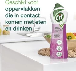 Cif CleanBoost Cream Pink Schuurmiddel - 8 X 750 Ml - Voordeelverpakking -Huishoudproducten Verkoop 1200x1118 2