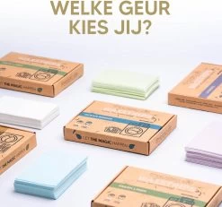Wasmiddeldoekjes - Ocean Breeze Wasstrips 64 Wasbeurten – Wasmiddel Wasdoekjes - Natuurlijke Wasverzachter – Vegan – Zero Waste -Huishoudproducten Verkoop 1200x1123