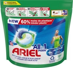 Ariel All In 1 Pods + Actieve Geurbestrijding - Wasmiddel Wascapsules - 3 X 35 Wasbeurten - Voordeelverpakking -Huishoudproducten Verkoop 1200x1126 1