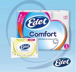 Edet Comfort Toiletpapier - 3-laags - 24 Rollen 10 Edet Comfort Toiletpapier - 3-laags - 24 Rollen -Huishoudproducten Verkoop 1200x1140 4