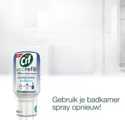 Cif Power & Shine Badkamer Ecorefill Capsule - 10 X 70 Ml - Voordeelverpakking -Huishoudproducten Verkoop 1200x1151 3