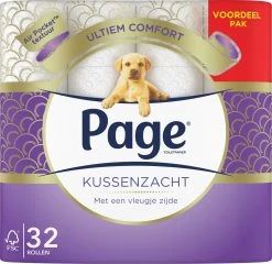 Page Toiletpapier - 32 Rollen - Kussenzacht Wc Papier (3-laags) - Voordeelverpakking -Huishoudproducten Verkoop 1200x1167 3