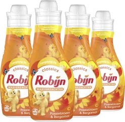 Robijn Classics Passiebloem & Bergamot Wasverzachter - 4 X 30 Wasbeurten - Voordeelverpakking -Huishoudproducten Verkoop 1200x1169 3