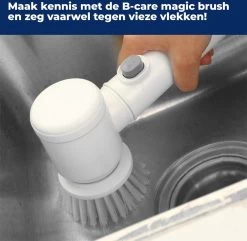 B-care Magic Brush - Elektrische Multifunctionele Schoonmaakborstel - 7 Opzetstukken - Wasborstel - Poetsmachine - Schrobborstel - Handborstel - Werkborstel - Schrobber - Boorborstel - Reinigingsborstel -Huishoudproducten Verkoop 1200x1170 10
