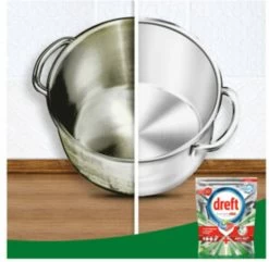 Dreft Platinum Plus All In One Deep Clean - Vaatwastabletten - Voordeelverpakking 4 X 33 Stuks -Huishoudproducten Verkoop 1200x1173 1