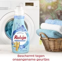Robijn Classics Morgenfris Wasverzachter - 4 X 30 Wasbeurten - Voordeelverpakking -Huishoudproducten Verkoop 1200x1177 1