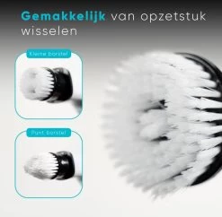 Merkloos Scrubclean Elektrische Schoonmaakborstel-7 In 1 Schrobber Met Steel-2 Standen Poetsmachine-max 130cm-badkamer/keuken/auto +gratis Houder -Huishoudproducten Verkoop 1200x1178 9