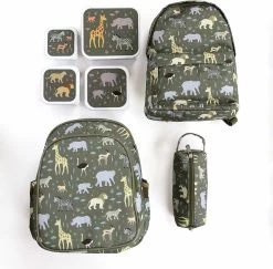 A Little Lovely Company - Brooddoos - Broodtrommel -Lunch & Snack Box Set Van 4 - Savanne -Huishoudproducten Verkoop 1200x1182 4