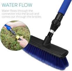 Navaris Telescopische Autowasborstel - Watergevoerde Wasborstel Voor Auto's En Ramen Met Uitschuifbare Lange Handgreep En Zachte Haren - Blauw -Huishoudproducten Verkoop 1200x1182 6