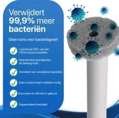 RevoBrush 28x Crystal Clean Foaming Pads Navulling - WC Borstel Met Houder Vrijstaand -Huishoudproducten Verkoop 1200x1184 11