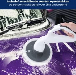 B-care Elektrische Schoonmaakborstel - 4 Opzetstukken - Wasborstel - Poetsmachine - Schrobborstel - Handborstel - Werkborstel - Schrobber - Boorborstel - Schoonmaakmiddelen - Reinigingsborstel 15 B-care Elektrische Schoonmaakborstel - 4 Opzetstukken - Wasborstel - Poetsmachine - Schrobborstel - Handborstel - Werkborstel - Schrobber - Boorborstel - Schoonmaakmiddelen - Reinigingsborstel -Huishoudproducten Verkoop 1200x1184 16