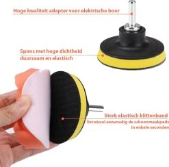 Borstelset Boormachine 25 Delig - Schuursponsjes- Schrobborstel – Boorborstel – Schuurborstel - Borstel Boormachine – Schoonmaakborstel – Reinigingsborstel – Tapijtreiniger - Borstelset -Huishoudproducten Verkoop 1200x1184 17