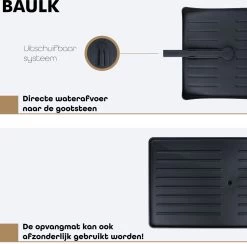 Baulk® - Afdruiprek - Afdruiprek Met Lekbak - Afwas - Droogrek Afwas - RVS - Bestekbak - Modern 23 Baulk® - Afdruiprek - Afdruiprek Met Lekbak - Afwas - Droogrek Afwas - RVS - Bestekbak - Modern -Huishoudproducten Verkoop 1200x1185 2